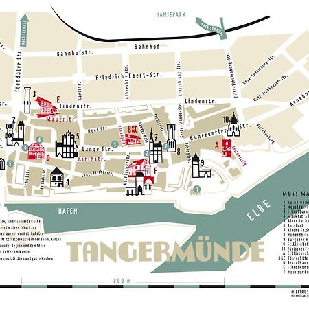 Appartamento Toepferhof 1 Tangermünde Esterno foto
